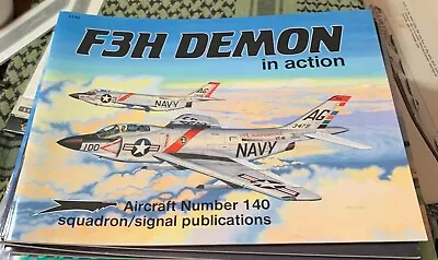 F3H Demon In Action Squadron Signal #140 #1140 GREAT REFERENCE • $14.95