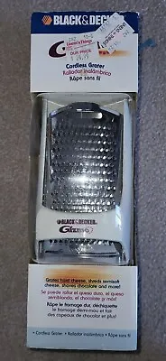 Black & Decker Gizmo Cordless Electric Cheese Grater Fine Coarse Shaving Blades • $14.99
