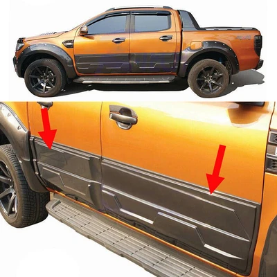 $199.89 • Buy Side Door Body Cladding Guard For Ford Ranger PX PX2 PX3 Wildtrak XLT 2012-2022