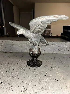Late 1800’s Copper Eagle Weathervane Topper Gilted Hollow-16x11x10”-2+ Lbs! • $230