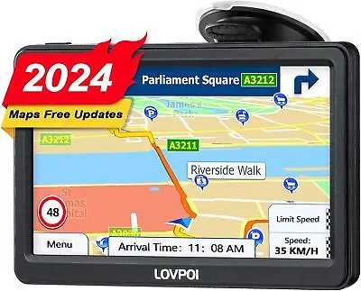 8GB Sat Nav Car Truck GPS Navigation Free Lifetime UK & Eu Maps POI FM Upgraded • £33.95