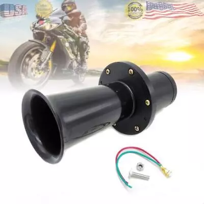 1pc 12V 300DB BLACK ANTIQUE VINTAGE CLASSIC OLD CAR/TRUCK AIR HORN • $19.96