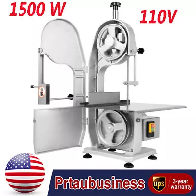 Electric Frozen Meat Cutting Machine Commercial Bone Cutter 1500W Band Saw Blade • $381.90