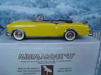 $249.99 • Buy 1/43  Mini Marque 43 US 50's No.1 Packard Caribbean Convertible 1953