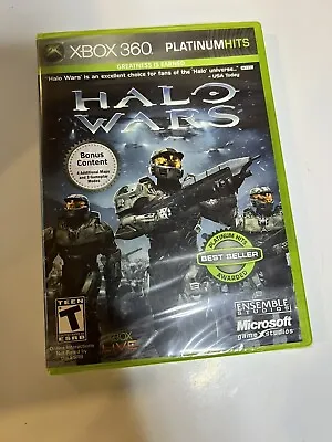 Halo Wars XBOX 360 Platinum Hits Brand New Factory Sealed Bonus Content Included • $19.95