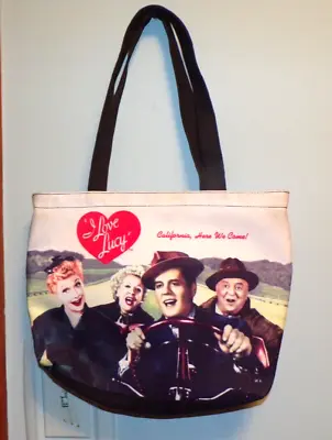 I Love Lucy Canvas Tote--California Here We Come • $24.99