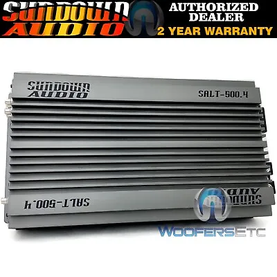 Sundown Audio Salt-500.4 Competition 4-channel Component Speakers Amplifier New • $939.99