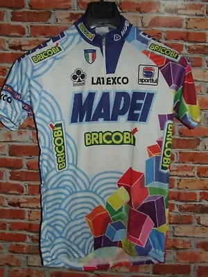 Mapei Latexco SPORTFUL Bike Cycling Jersey Shirt Maillot Cyclism Size M • $31.32