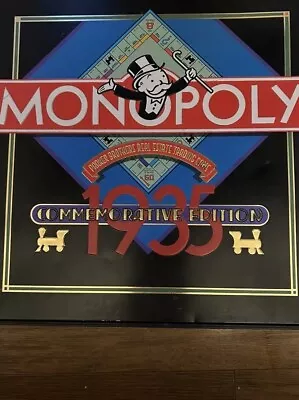 1985 Parker Brothers 1935 Commemorative Monopoly Edition Board Game  Tin Box • $19.99