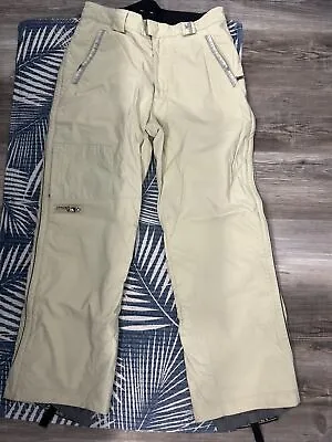 Spyder Beige Snow Pants Size XL (36) • $29.99