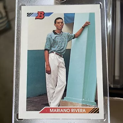 1992 Bowman Mariano Rivera RC Rookie Card Yankees HOF #302 • $70