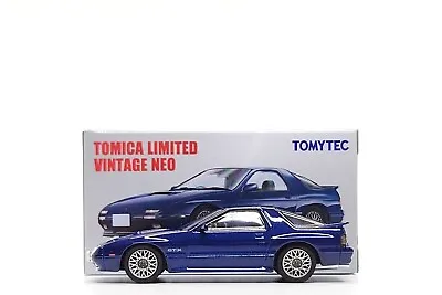 Tomica Limited Vintage Neo 1:64 Mazda Savanna RX-7 GT-X - Blue (LV-N192g) • $39.99