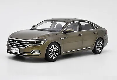 $84 • Buy 1/18 Scale VW Volkswagen New Passat 2019 Gold DieCast Car Model Toy Collection