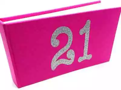 Metal Planet Ltd 21st Birthday Photo Album For Her - Sparkly 21 Design On Styli • £15.45