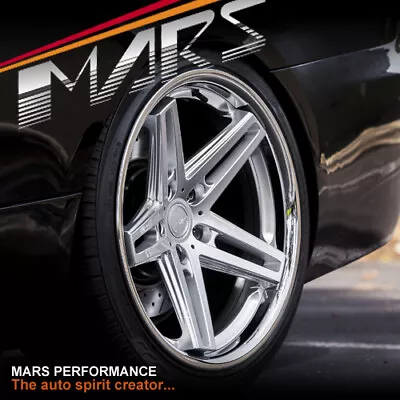 MARS MP-MC 19 Inch Silver 5 Sporks Deep Concave Dish Lip Wheels Rims 5x114.3 JDM • $1699.99