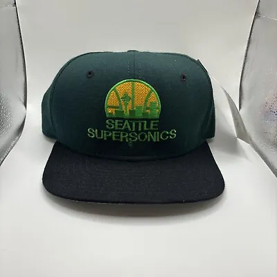 Vintage Seattle SuperSonics New Era Pro Model Adjustable Hat NWT 12/24/23 K • $50