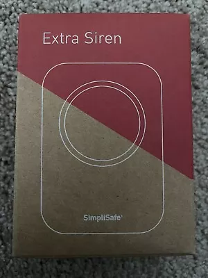 SimpliSafe Extra Siren 105dB (WS3) - Indoor Or Outdoor Free Shipping • $57.99