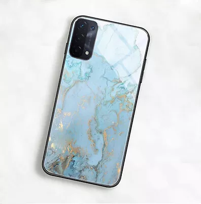 $16.90 • Buy OPPO A77 A57(2022) A53 A54 A74 5G  A52 A9 2020 A76 A96 Case Cover Blue Sytle