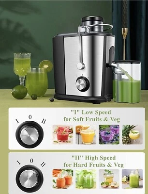 £40 • Buy Juilist JUICE EXTRACTOR GS-336B  WIDE MOUTH FRUIT VEG JUICER 