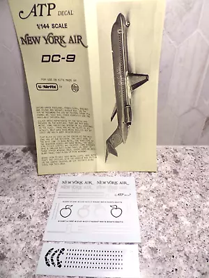 ATP Decal NEW YORK AIR DC-9  1/144 Scale • $9