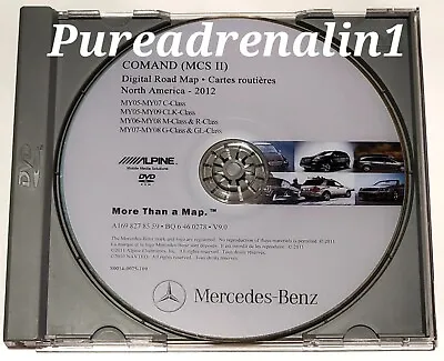 05 2009 Mercedes Benz  Clk320 Clk500  Clk55 Amg Mcsii Navigation Cd Dvd 2012 9.0 • $119