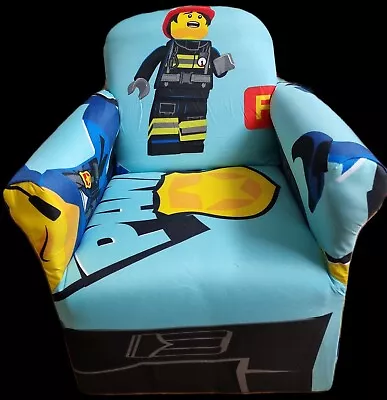 Kids Children’s Chair Armchair Baby Sofa Seat Fabric Upholstered Playroom • £37.99
