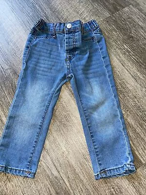 7 For All Mankind Girl's Skinny Jeans Denim Toddler Baby Bottoms Size 18 Mos • $7.74