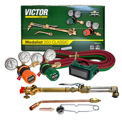 Victor 0384-2584 Medalist 250 AF/510LP Propane Cutting Torch Outfit • $392.99