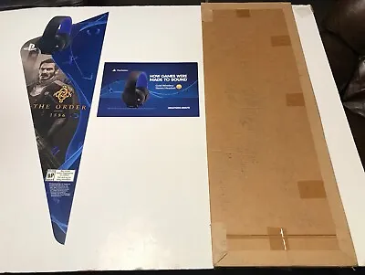 Playstation Store Display THE ORDER 1886 W Original Shipping Box/Brochure • $66.66