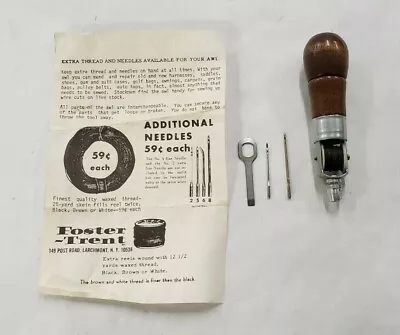 C.A. MYERS Lock-Stitch Sewing Awl  The Awl For All  W/Thread And 2 Needles   • $20