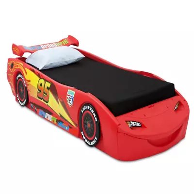 Disney Pixar Mcqueen Lightning Race Car Twin Bed Lightyear Race Wheels GrandPrix • $367.69