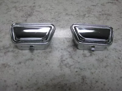 Mopar Vintage  A   Body Pair Rear Seat Ash Trays And Bezels • $27.49