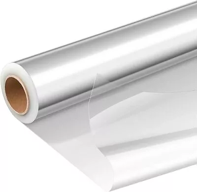 30 Meter Clear Cellophane Wrap For Hampers Plastic Gift And Flower Wrapping • £9.99