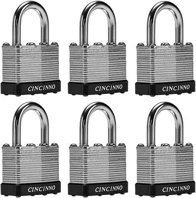 Keyed Alike Heavy Duty Steel Laminated Padlock40Mm Keyed Padlock With 7/8  • $35.89