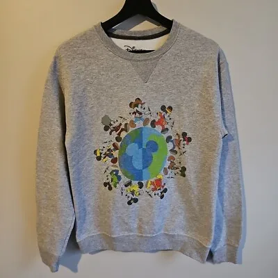 Disney Mickey Mouse Around The World Epcot International Crewneck Sweatshirt S • $17