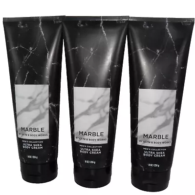 Bath & Body Works MARBLE Body Cream 3pc  Ultra Shea • $37.49