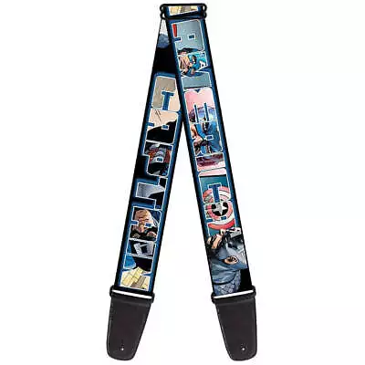 MARVEL UNIVERSE Guitar Strap - CAPTAIN AMERICA Poses- WCA017 • $24.85