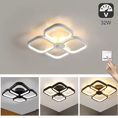 Ceiling Light Chic LED Lamp Modern Chandelier Living Room Bedroom Pendant Lights • £13.99