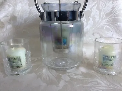 Yankee Candle Pearlescent Crackle Votive Holders And Votives • £29.99