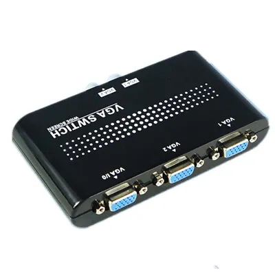 2 Ports VGA SVGA Monitor Sharing Switch Box Case LCD PC 2 IN 1 OUT Or 1 IN 2 OUT • $5.17