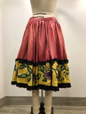 $95 • Buy Vintage Carnival Handmade Costume Skirt