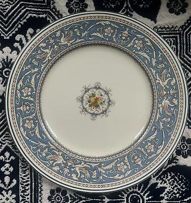 Vintage MyottGRIFFIN & FLORAL Designblue/creamStaffordshire Dinner Plate 10  • $24.99