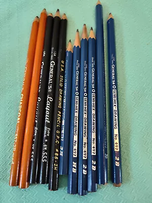 Used General's Drawing Pencil Mixed Lot • $20