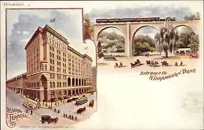 Philadelphia Penn PA 5 C1900 Patriographic Private Mailing Card Postcard • $7.91