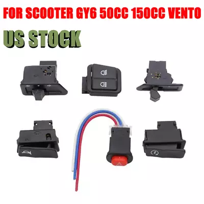 US Switches Buttons Set Replace For Scooter GY6 50cc 150cc Vento TaoTao JOhnway • $11.67