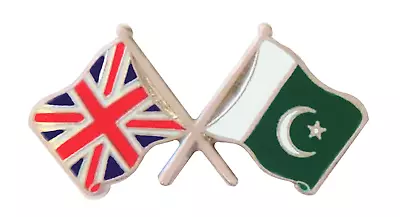 Pakistan Flag & United Kingdom Flag Friendship Courtesy Pin Badge • £6.25