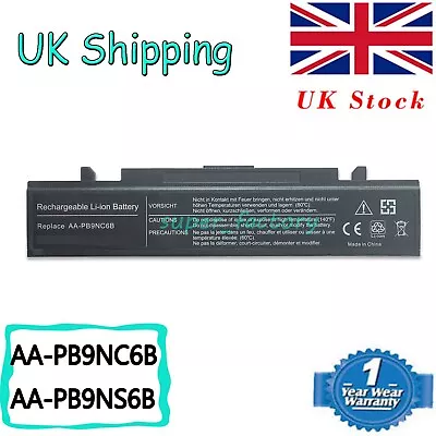 Battery FOR SAMSUNG R470 R522H R580 R780 Q320 AA-PB9NC6B AA-PB9NS6B AA-PB9NC5B • £20.66