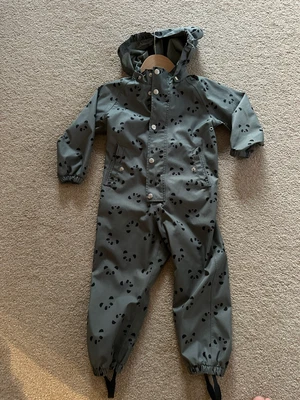 £45 • Buy Liewood Splashsuit All-in-one Rainwear Puddlesuit Green Panda Size 3Y