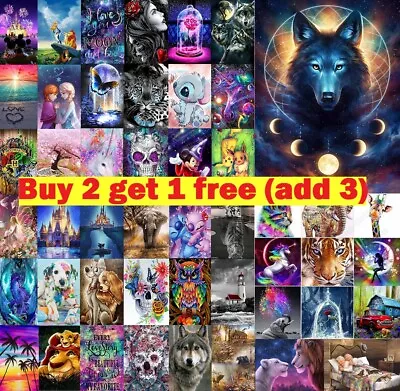 £6.97 • Buy DIY 5D Diamond Painting Embroidery Cross Craft Stitch Art Kit Home Decor