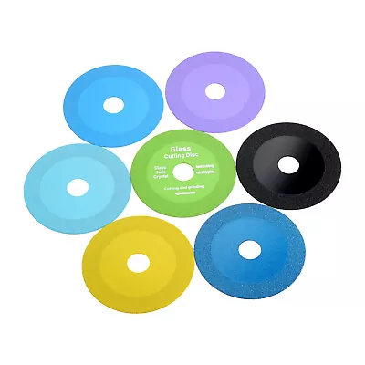 $26.74 • Buy 5Pcs Glass Cutting Disc Diamond Cutting Wheel Saw Blade For Angle Grinder 4 Inch